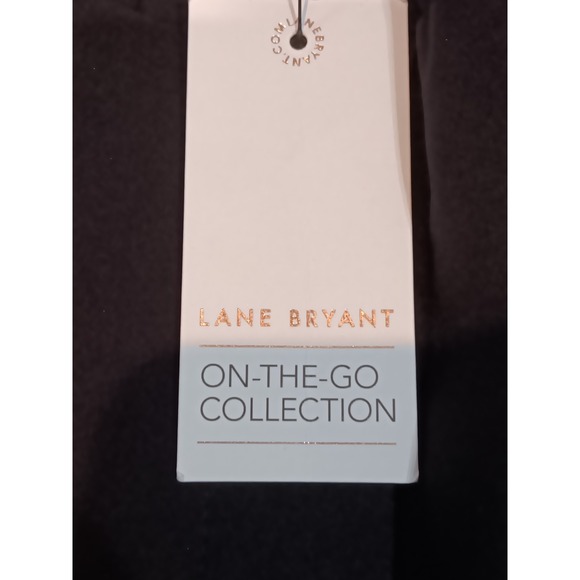 Lane Bryant Pants - NEW Lane Bryant Women's 4X Plus Size 26 Black On-The-Go Ankle Mid Rise‎ Pant